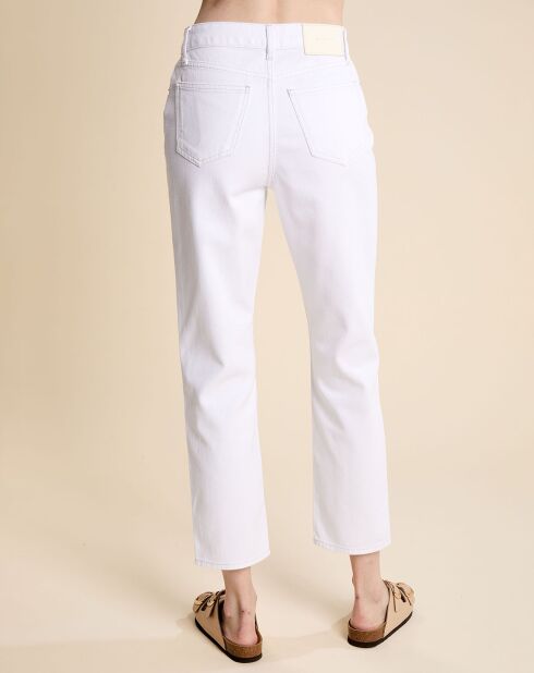 Jean slim 100% Coton Bio Pam blanc