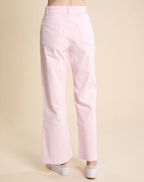 Pantalon flare en Velours Milleraie Park dusk