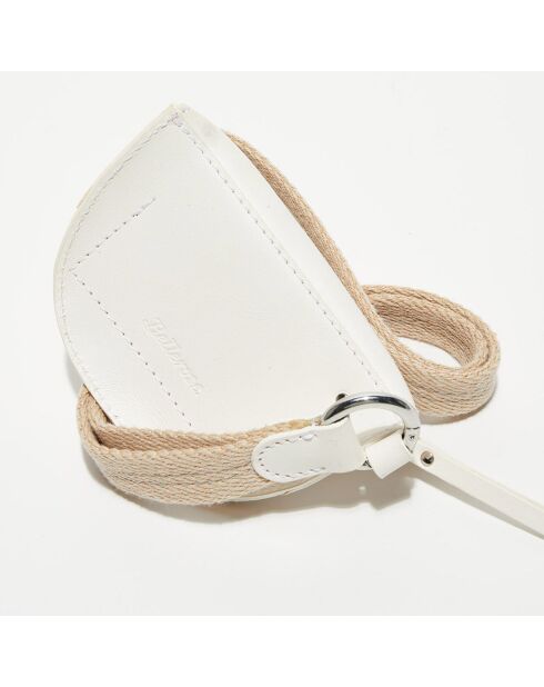 Mini sac en Cuir vernis Rosike blanche