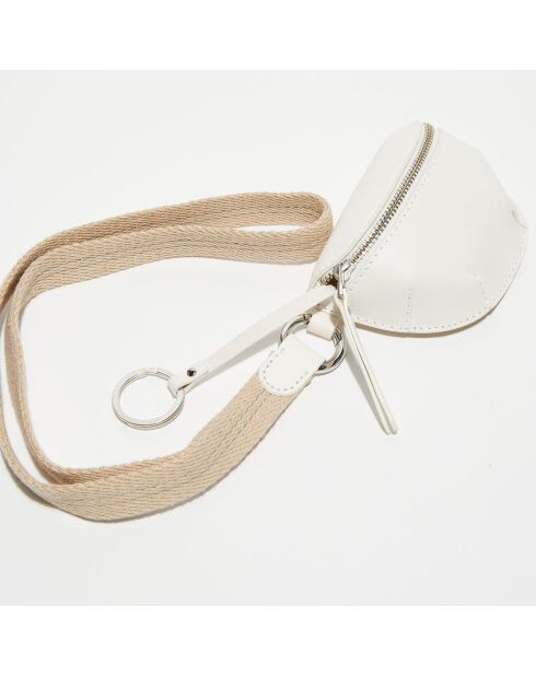 Mini sac en Cuir vernis Rosike blanche