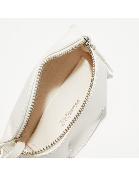 Mini sac en Cuir vernis Rosike blanche