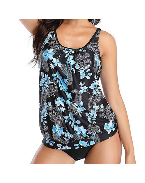 Tankini Emily bleu
