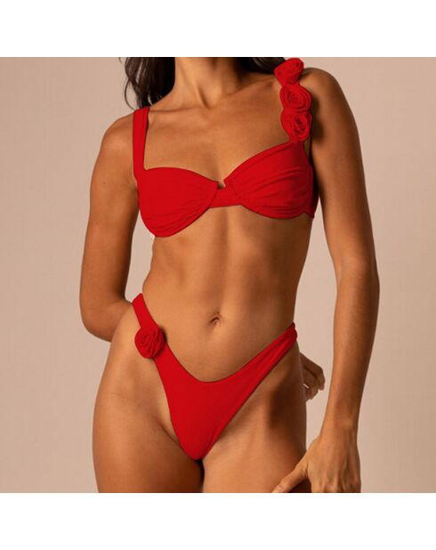 Maillot de bain 2 Pièces Chloe rouge