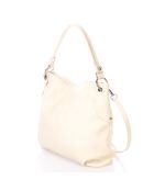 Mara beigefarbene Schultertasche - 34x14x30 cm