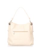 Mara beigefarbene Schultertasche - 34x14x30 cm