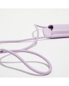 Pochette téléphone en Cuir Ayla violet parme - 12.2x2.3x19.6 cm
