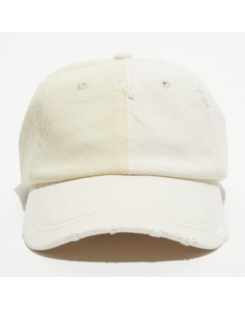 Casquette Lamise écru/blanc