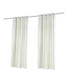 2 Rideaux thermiques beiges - 135x240 cm