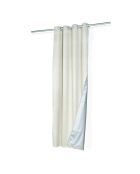 2 Rideaux thermiques beiges - 135x240 cm