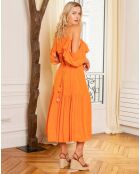 Robe Suzanne orange