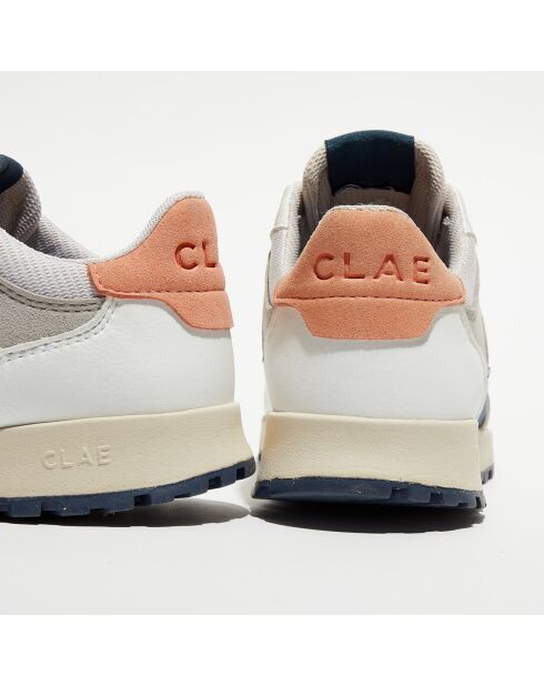 Baskets vegan Joshua blanc/orange/gris