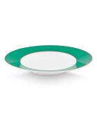 6 Assiettes creuses en Porcelaine Pip Chique vertes -  D.23.5 cm