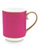 6 Grands mugs en Porcelaine Pip Chique roses - 350ml