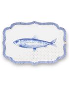 Plat Royal en Porcelaine Yerseke blanc -  18x1.4x26 cm