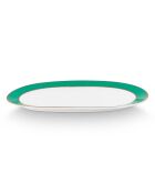 Plat rectangulaire en Porcelaine Pip Chique vert -  16x2x28 cm