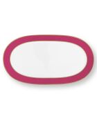 Plat rectangulaire en Porcelaine Pip Chique rose -  16x2x28 cm