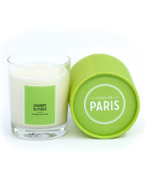 Bougie parfumée Paris Champs Elysées Infusion de tilleul - 1mèche 45h