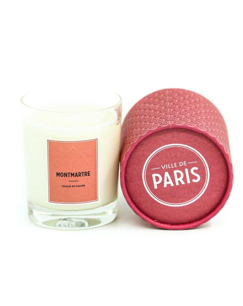 Bougie parfumée Paris Montmartre Feuille de figuier - 1mèche 45h