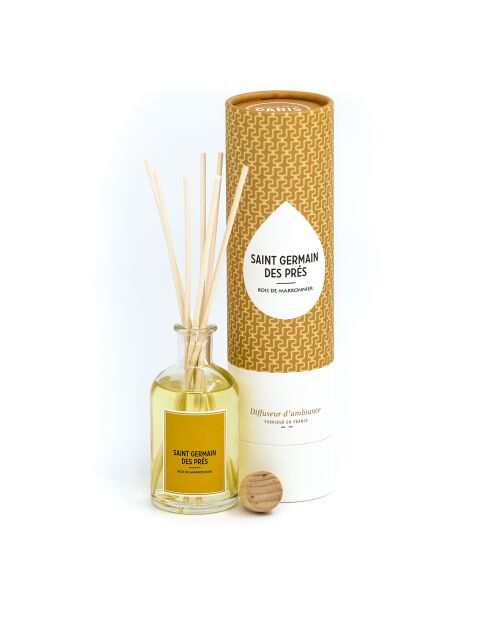 Diffuseur d'ambiance Paris St Germain des Prés Bois de marronnier caramel - 100ml
