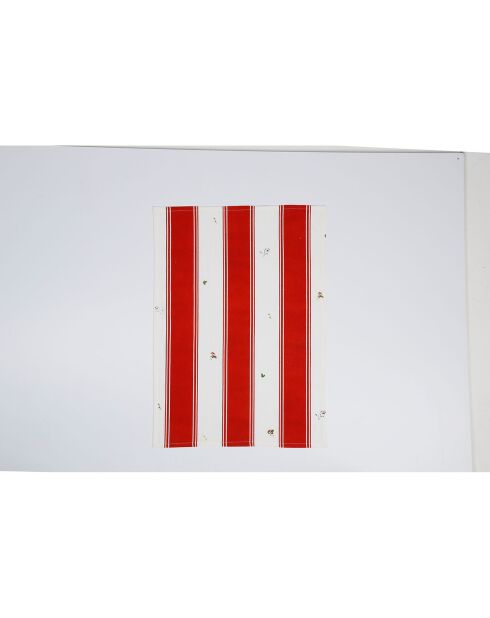 Torchon Champêtre rouge  - 50x70 cm