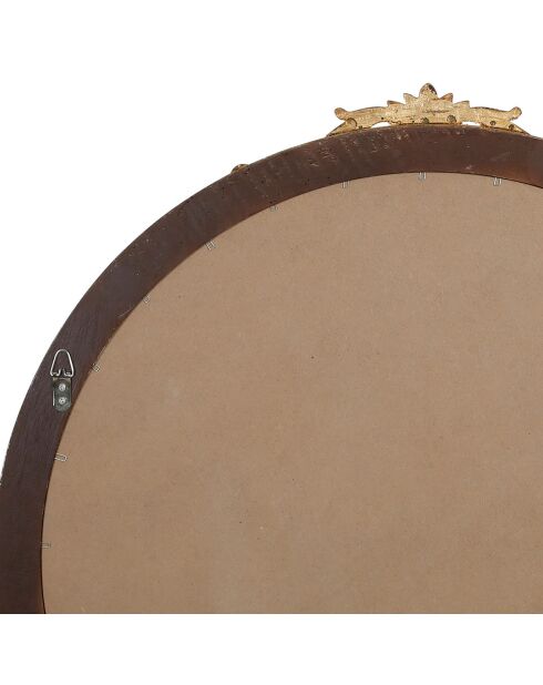 Miroir rond doré Sonate doré  - 80x84 cm