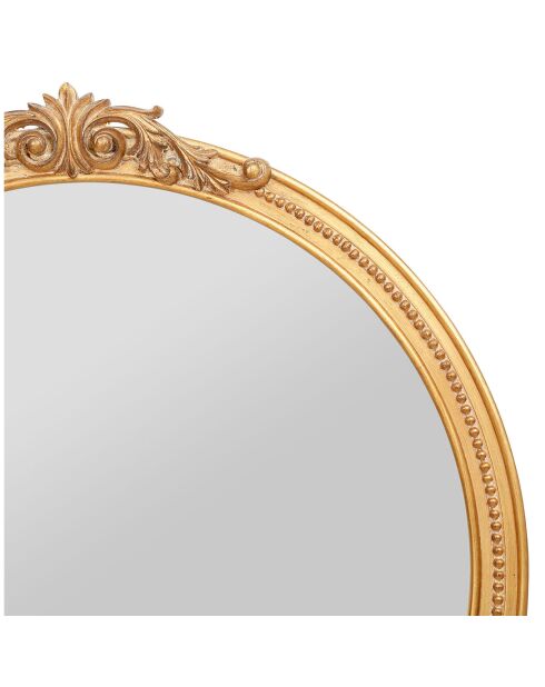 Miroir rond doré Sonate doré  - 80x84 cm
