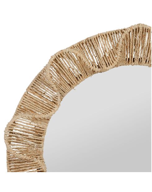 Miroir Folie naturel  - D.55x7.5 cm