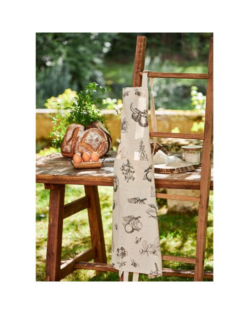 Echelle Campagne naturel  - 40x4.5x147 cm