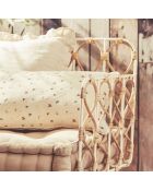 Coussin de sol Chambray beige  - 60x61x10 cm