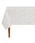 Tovaglia Louise rosa/verde - 250x160 cm