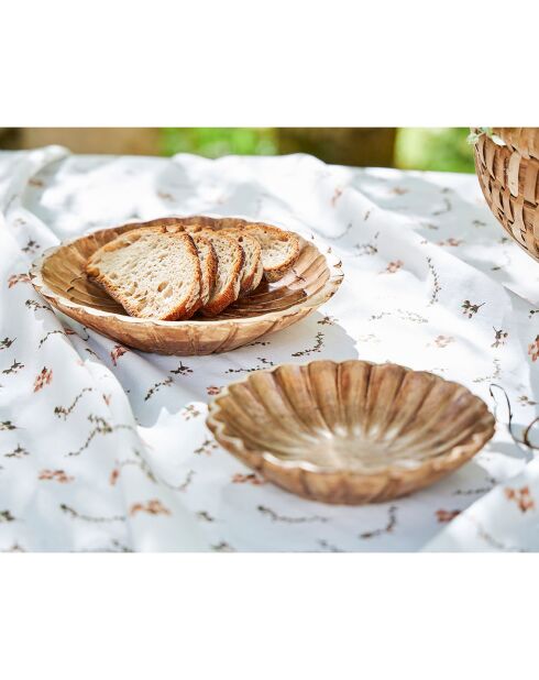 Mantel Louise rosa/verde - 250x160 cm