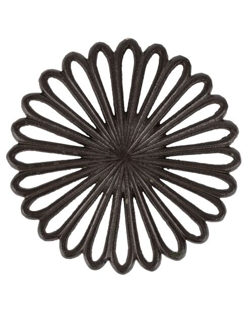 Dessous de plat Rhodonea brun  - D.20 cm