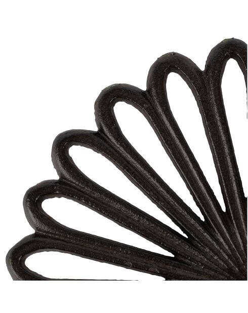 Dessous de plat Rhodonea brun  - D.20 cm