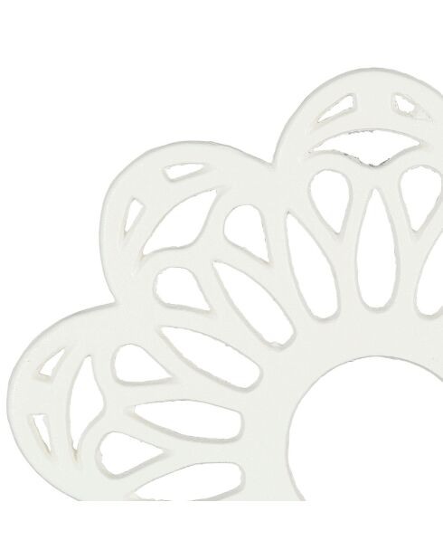 Dessous de plat Rhodonea blanc cassé  - D.20 cm