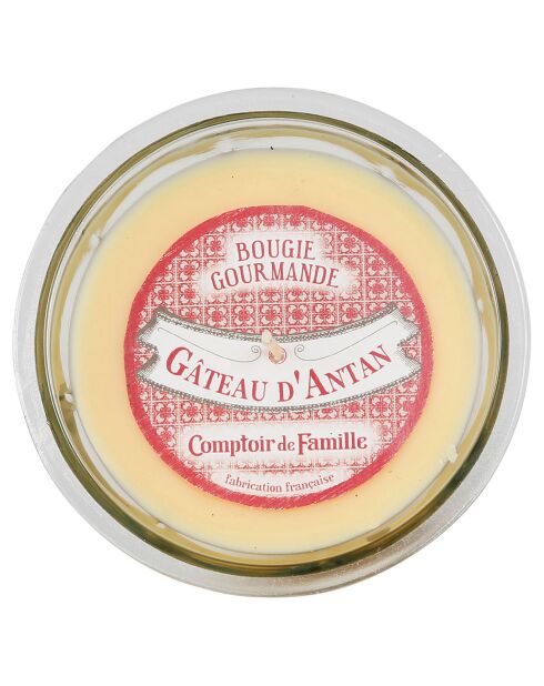 Bougie gourmande Gateau d'antan mandarine - 1 mèche 45h