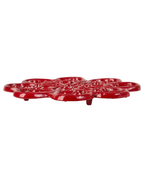 Dessous de plat Rhodonea rouge  - D.21x2 cm