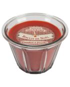Bougie gourmande Biscuit de Noël rouge  - 1 mèche 45h