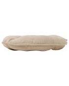 Galette de chaisse ronde Chambray beige  - D.40 cm