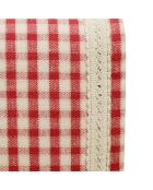 Chemin de table Mamie rouge  - 150x45 cm