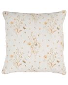 Coussin Louise rose/blanc  - 45x45 cm