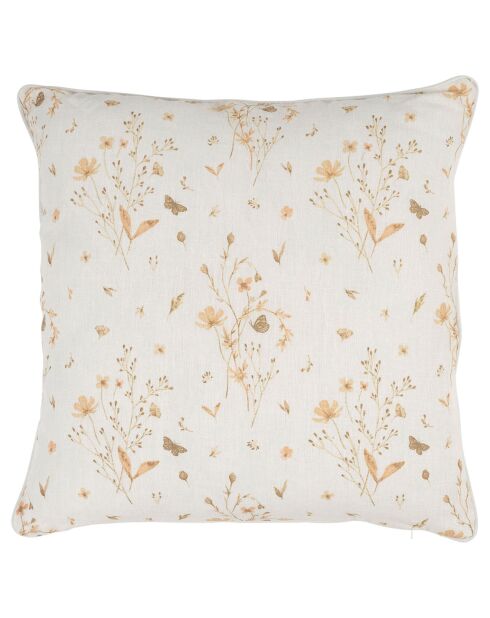 Coussin Louise rose/blanc  - 45x45 cm