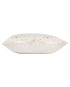 Coussin Louise rose/blanc  - 45x45 cm