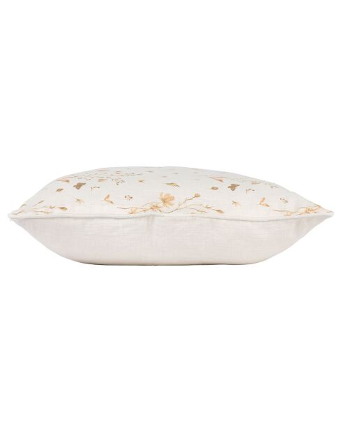 Coussin Louise rose/blanc  - 45x45 cm