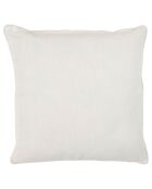 Coussin Louise rose/blanc  - 45x45 cm
