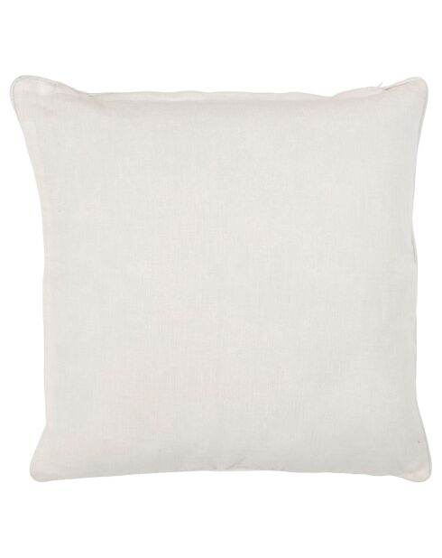 Coussin Louise rose/blanc  - 45x45 cm