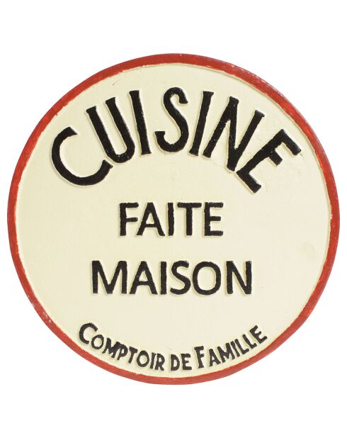 Dessous de plat Cuisine jaune  - D.25 cm