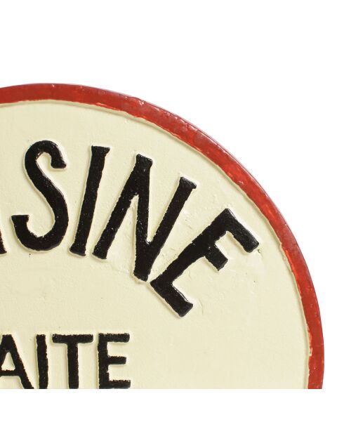 Dessous de plat Cuisine jaune  - D.25 cm