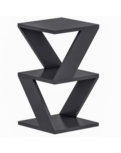 Table d'appoint Albéni anthracite - 30x50x30 cm