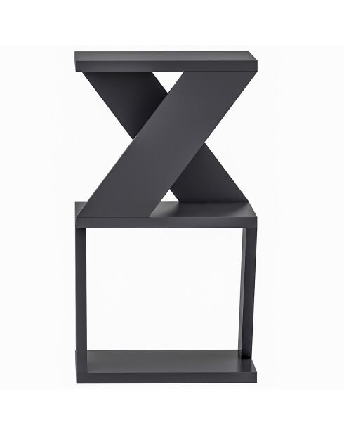 Table d'appoint Albéni anthracite - 30x50x30 cm