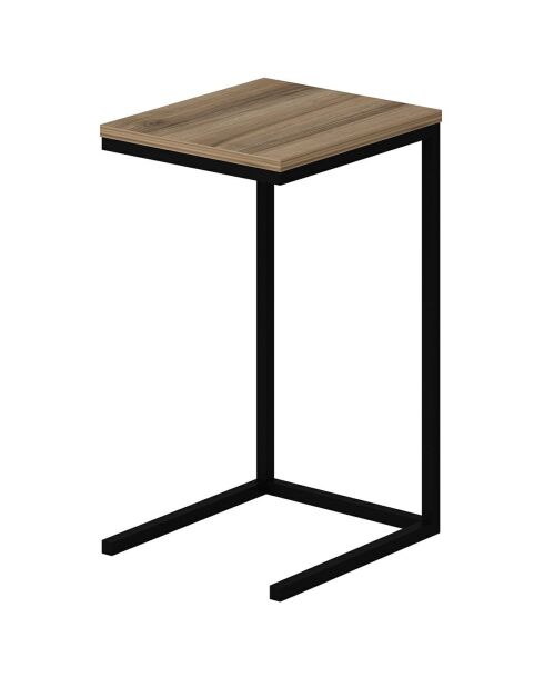 Table d'appoint Davin noyer - 35x65x40 cm